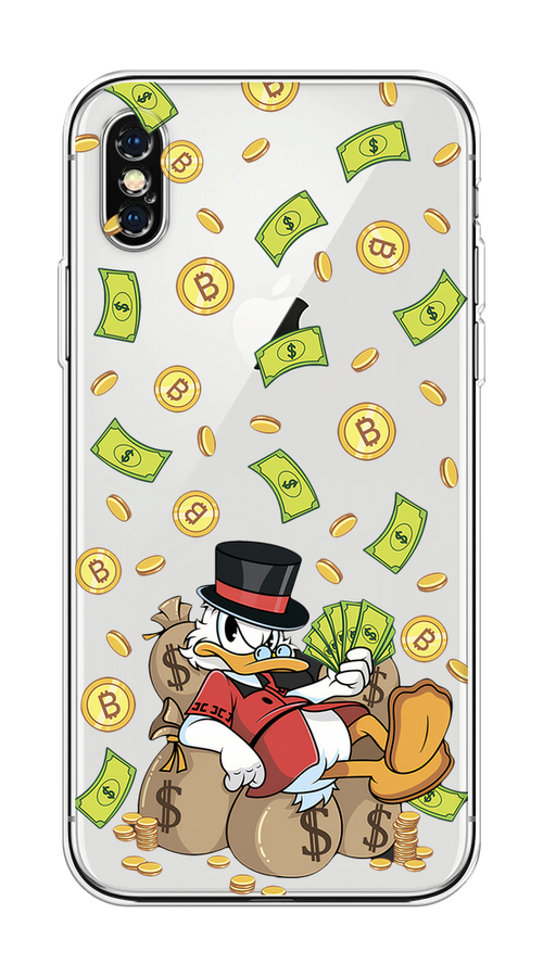 

Чехол на Apple iPhone XS Max "Скрудж Макдак в красном", Красный;черный;коричневый;прозрачный, 11950-1