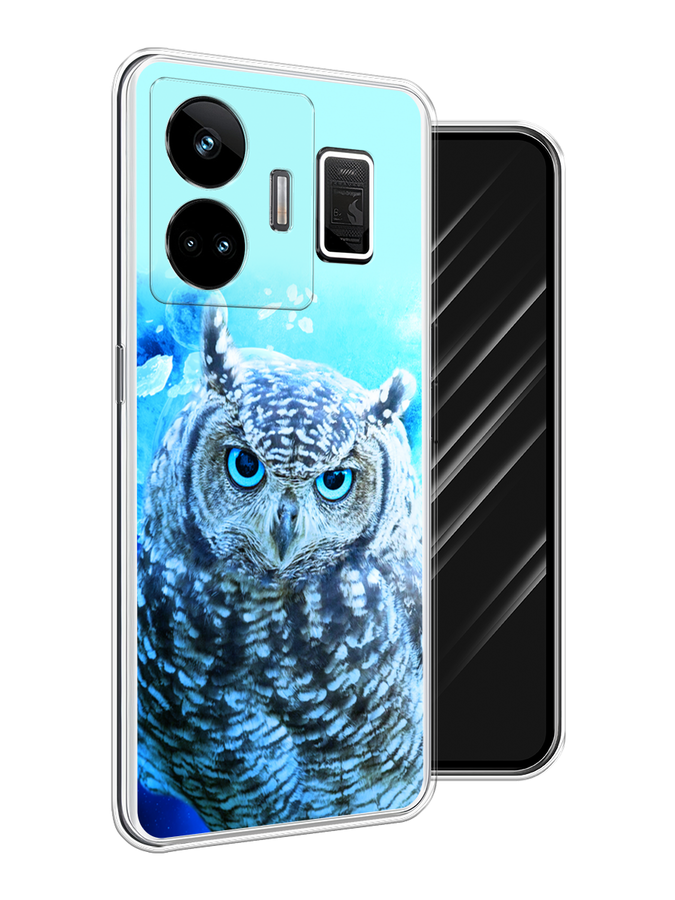 

Чехол Awog на Realme GT Neo 5 5G/GT 3 "Сова арт 7", Синий;голубой, 2513650-1