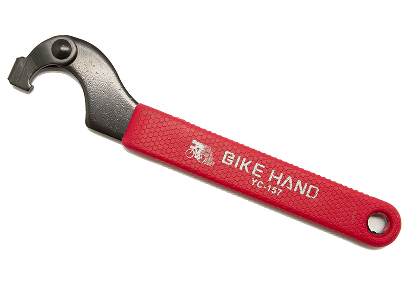 фото Ключ шлицевой bike hand yc-157 для контргайки оси каретки