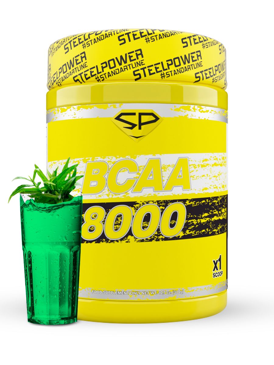 Steel Power Nutrition BCAA 8000 300 г, tarragon