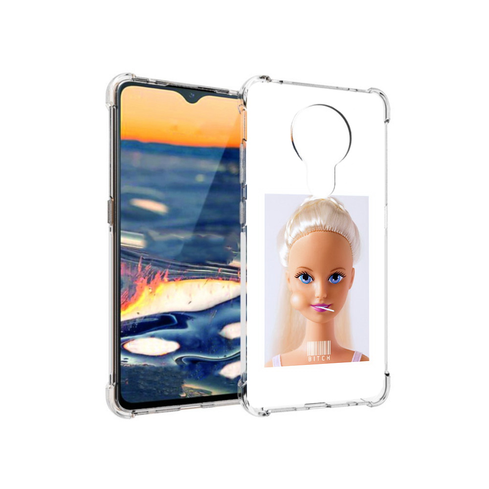 

Чехол MyPads Tocco для Nokia 5.3 барби (PT227052.106.226), Прозрачный, Tocco