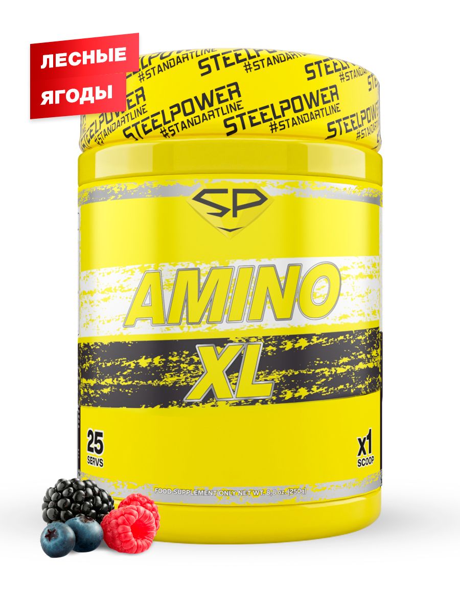 Amino-X Steel Power Nutrition, 250 г, wild berry