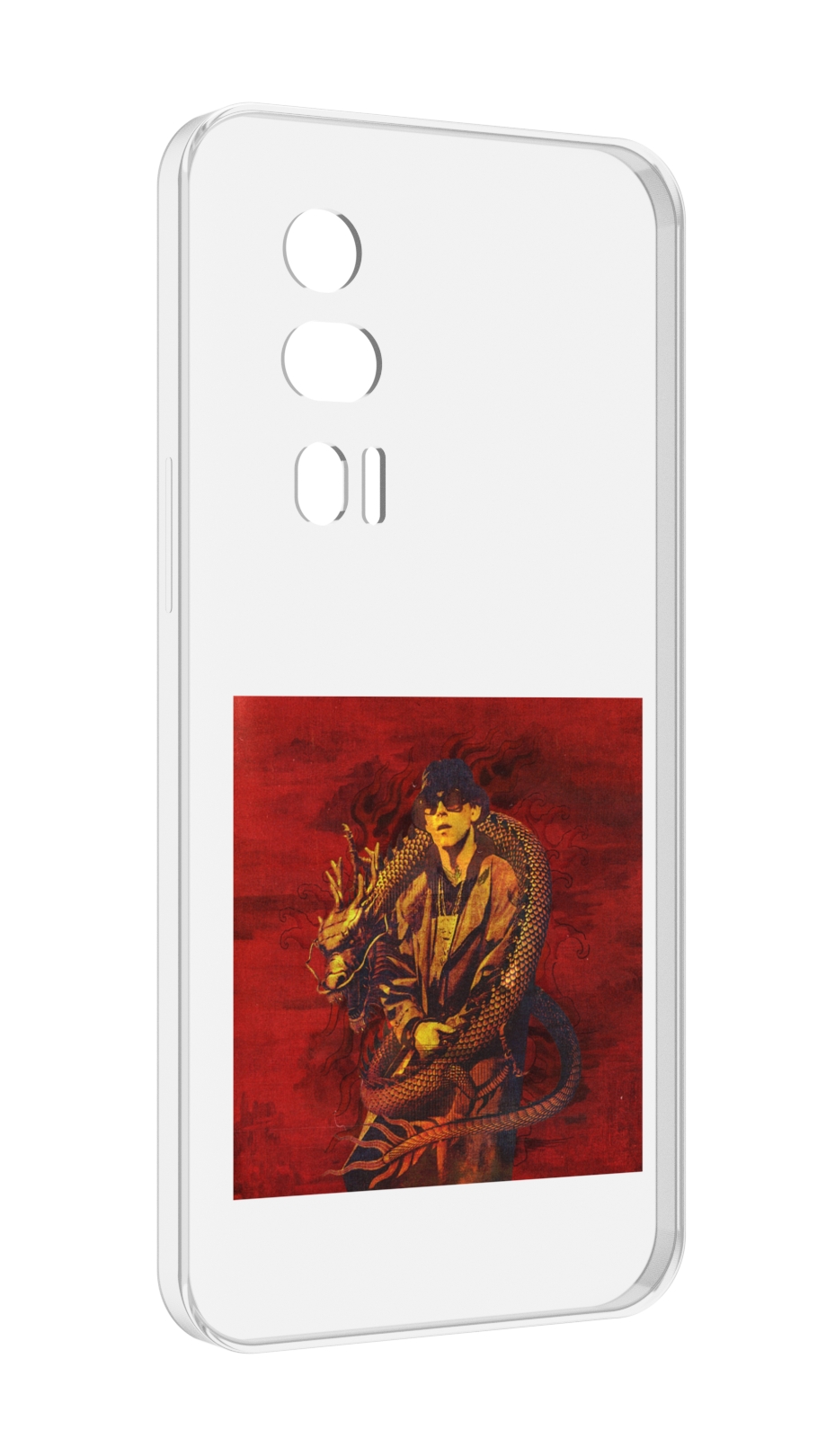 

Чехол MyPads Dragonborn Big Baby Tape для Xiaomi Redmi K60 противоударный, Tocco