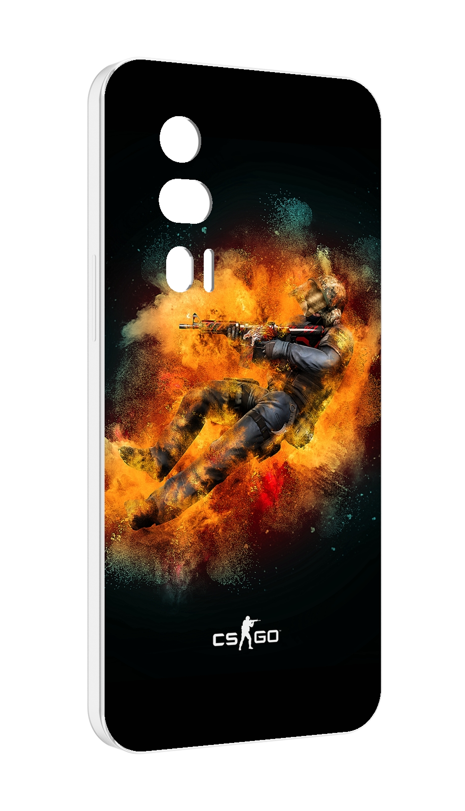 

Чехол MyPads CS-go-Контр-террорист мужской для Xiaomi Redmi K60 противоударный, Tocco