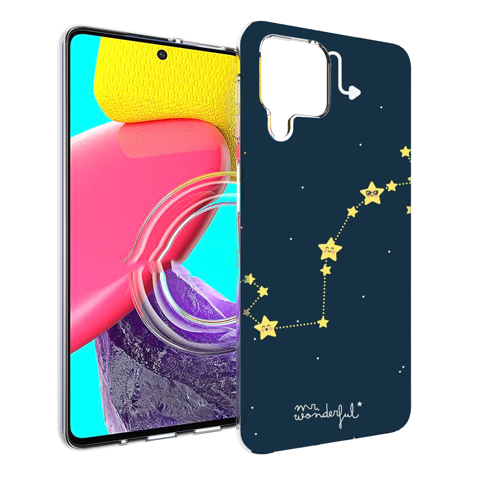 

Чехол Mypads Знак Зодиака Скорпион 1 Для Samsung Galaxy M53 (Sm-M536), Прозрачный, Tocco