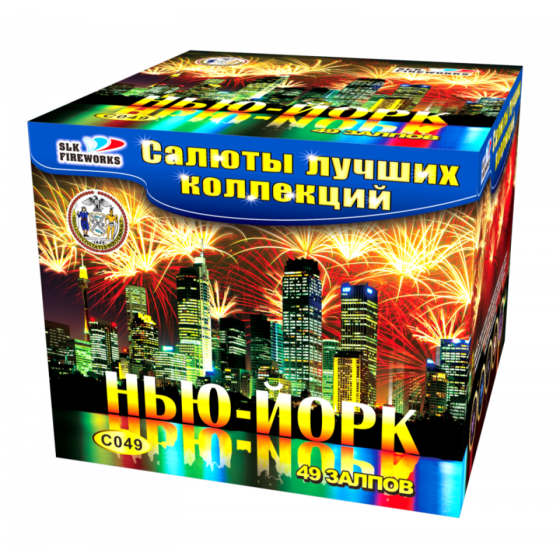 Батарея салютов Slk fireworks Нью-Йорк С049 49 залпов