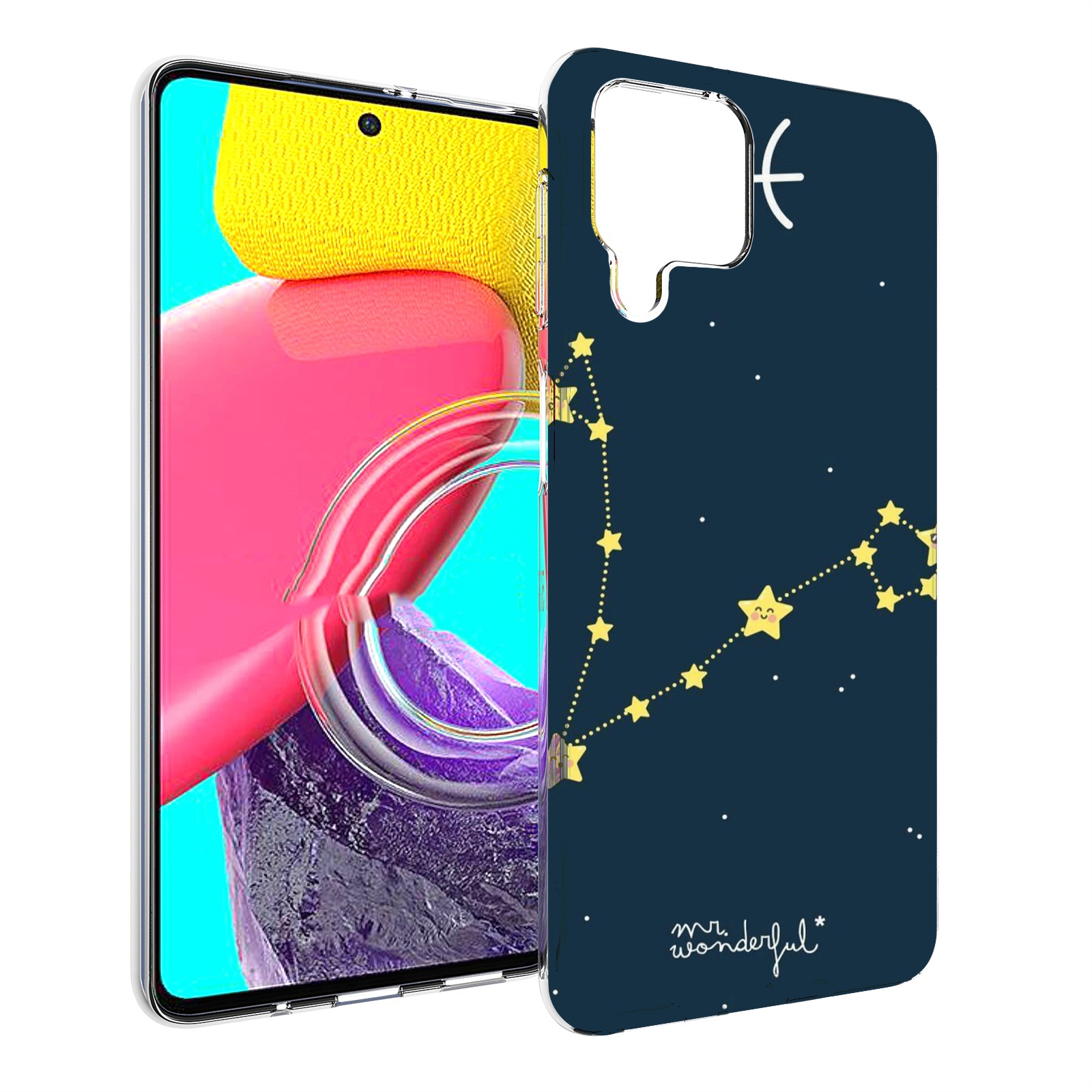 

Чехол Mypads Знак Зодиака Рыбы 1 Для Samsung Galaxy M53 (Sm-M536), Прозрачный, Tocco