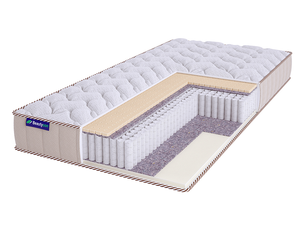 

Матрас Beautyson Roll Spring Soft Latex 1 S1200 Lux 180х190, Бежевый;белый;серый;серебристый, Roll Spring Soft Latex 1 S1200 Lux