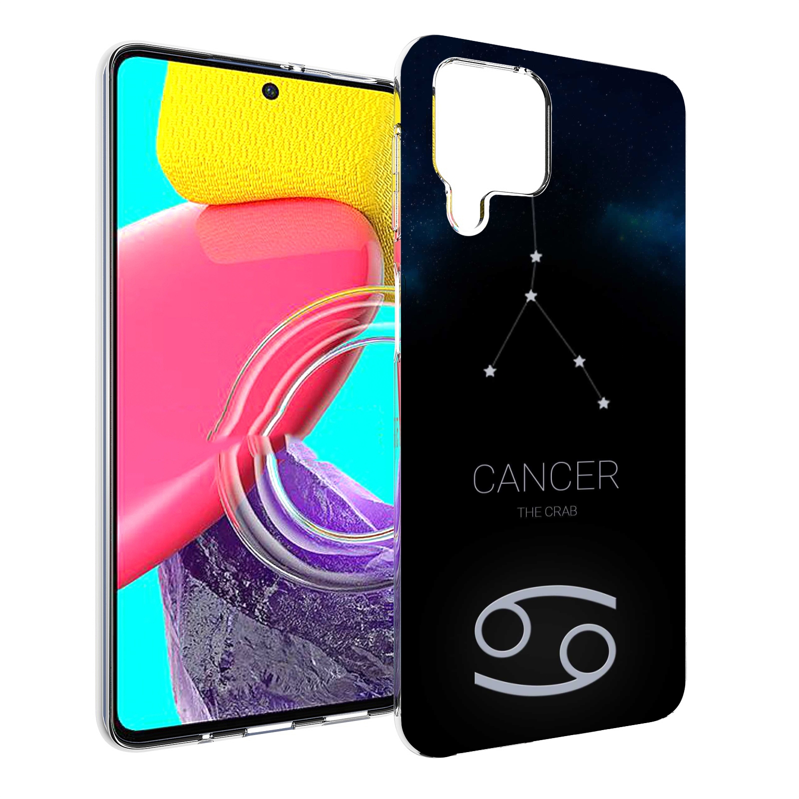 

Чехол Mypads Знак Зодиака Рак 2 Для Samsung Galaxy M53 (Sm-M536), Прозрачный, Tocco