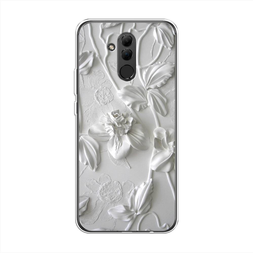 фото Чехол awog "гипсовые цветы" для huawei mate 20 lite