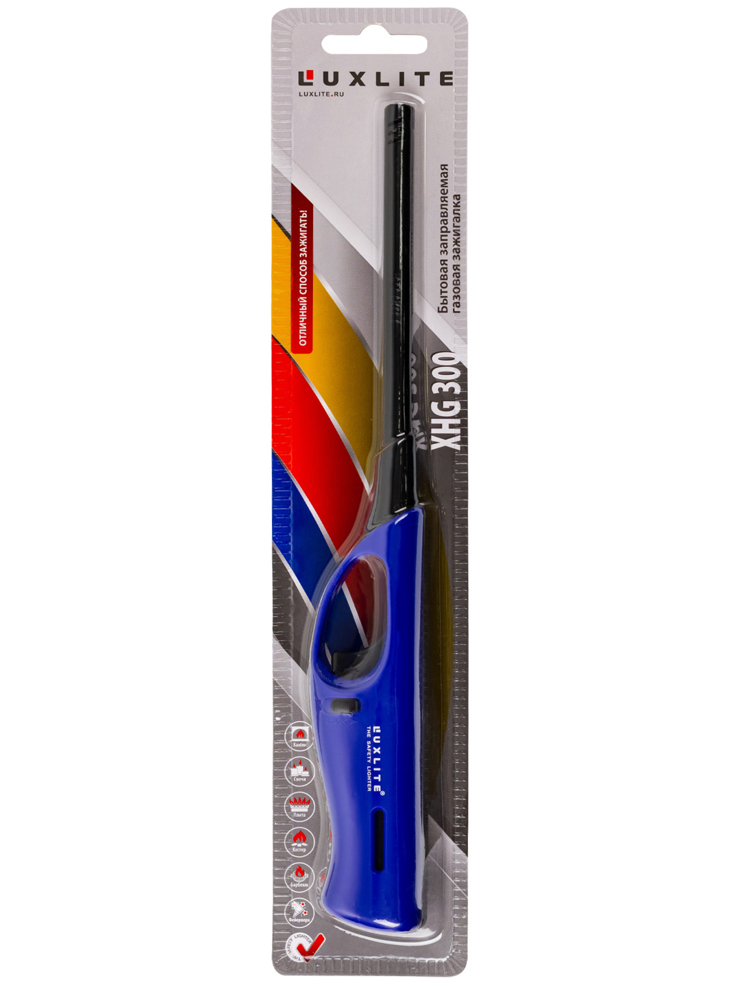 

Кухонная зажигалка Luxlite XHG 300 RUS5 Blue, Синий, XHG 300 3242 5544