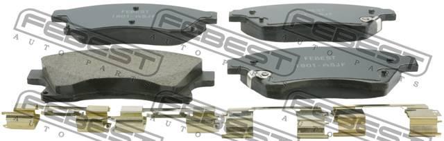 

Тормозные колодки FEBEST дисковые 1801ASJF