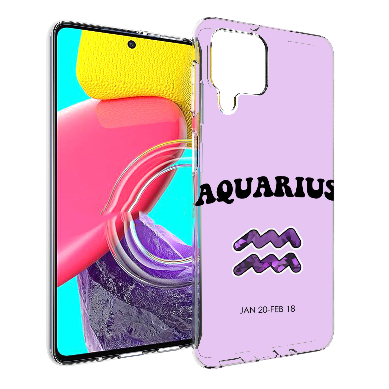 

Чехол Mypads Знак Зодиака Водолеи 4 Для Samsung Galaxy M53 (Sm-M536), Прозрачный, Tocco