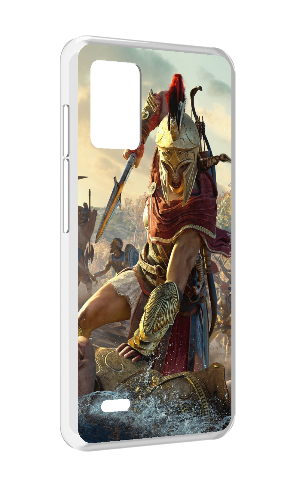 

Чехол MyPads Assassin's Creed Odyssey Kassandra мужской для UMIDIGI Bison X10S, Прозрачный, Tocco