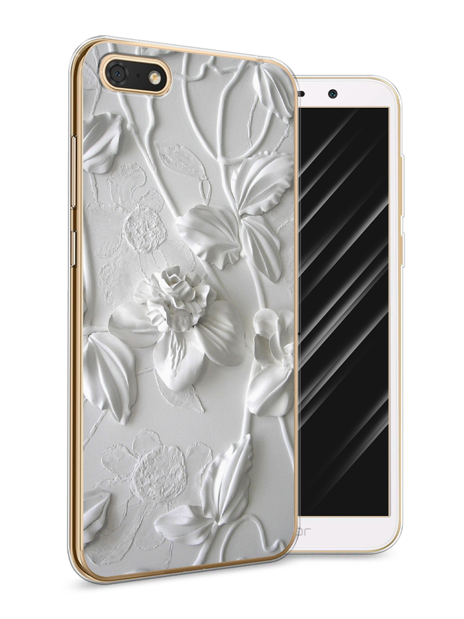 

Чехол Awog на Honor 7A "Гипсовые цветы", 65250-7