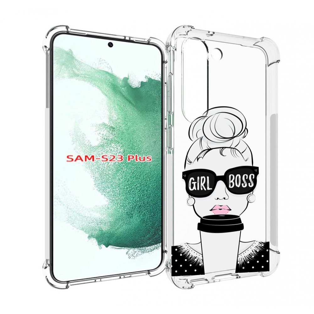 

Чехол MyPads девушка-босс женский для Samsung Galaxy S23 Plus +, Прозрачный, Tocco