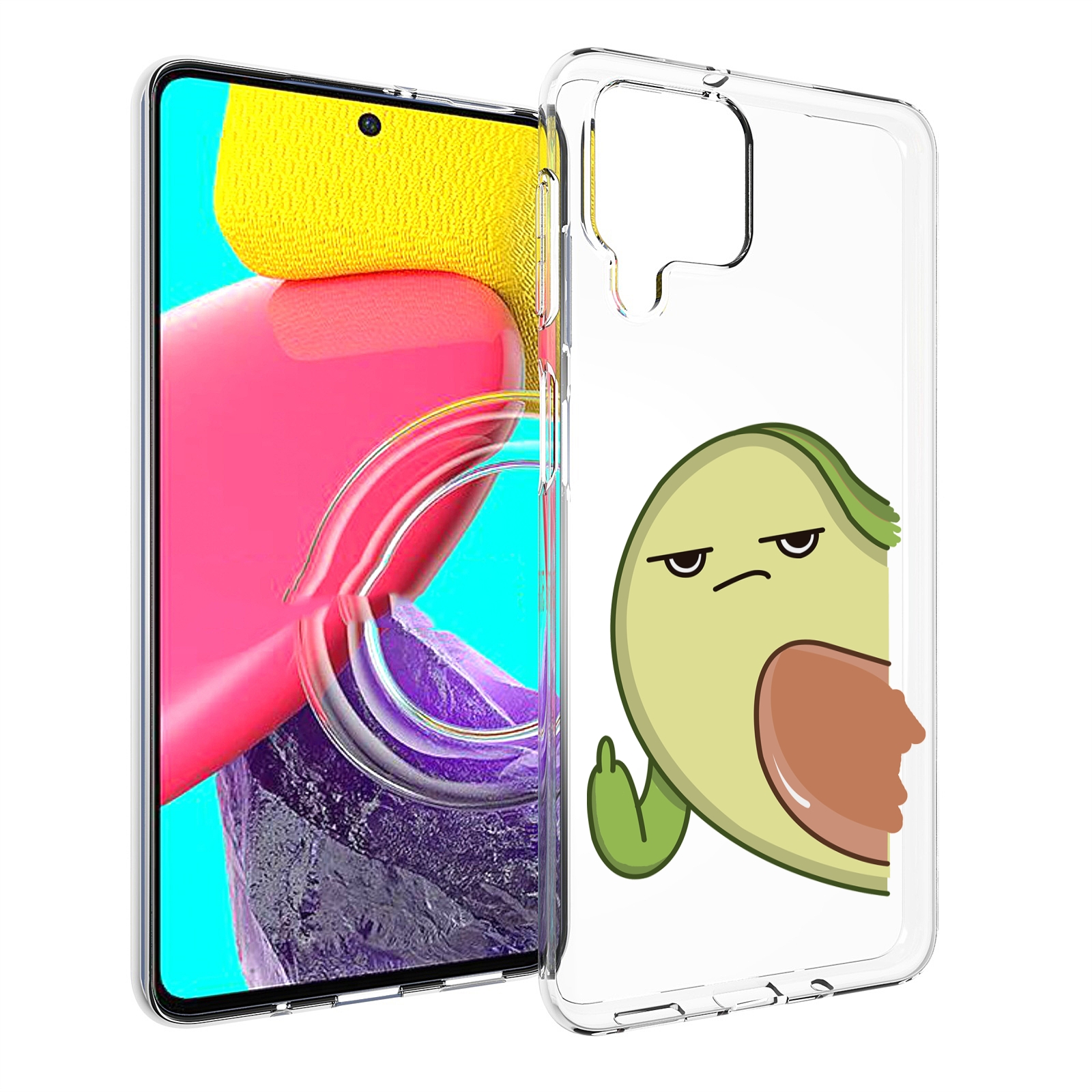 

Чехол Mypads Злой-Авокадо Для Samsung Galaxy M53 (Sm-M536), Прозрачный, Tocco