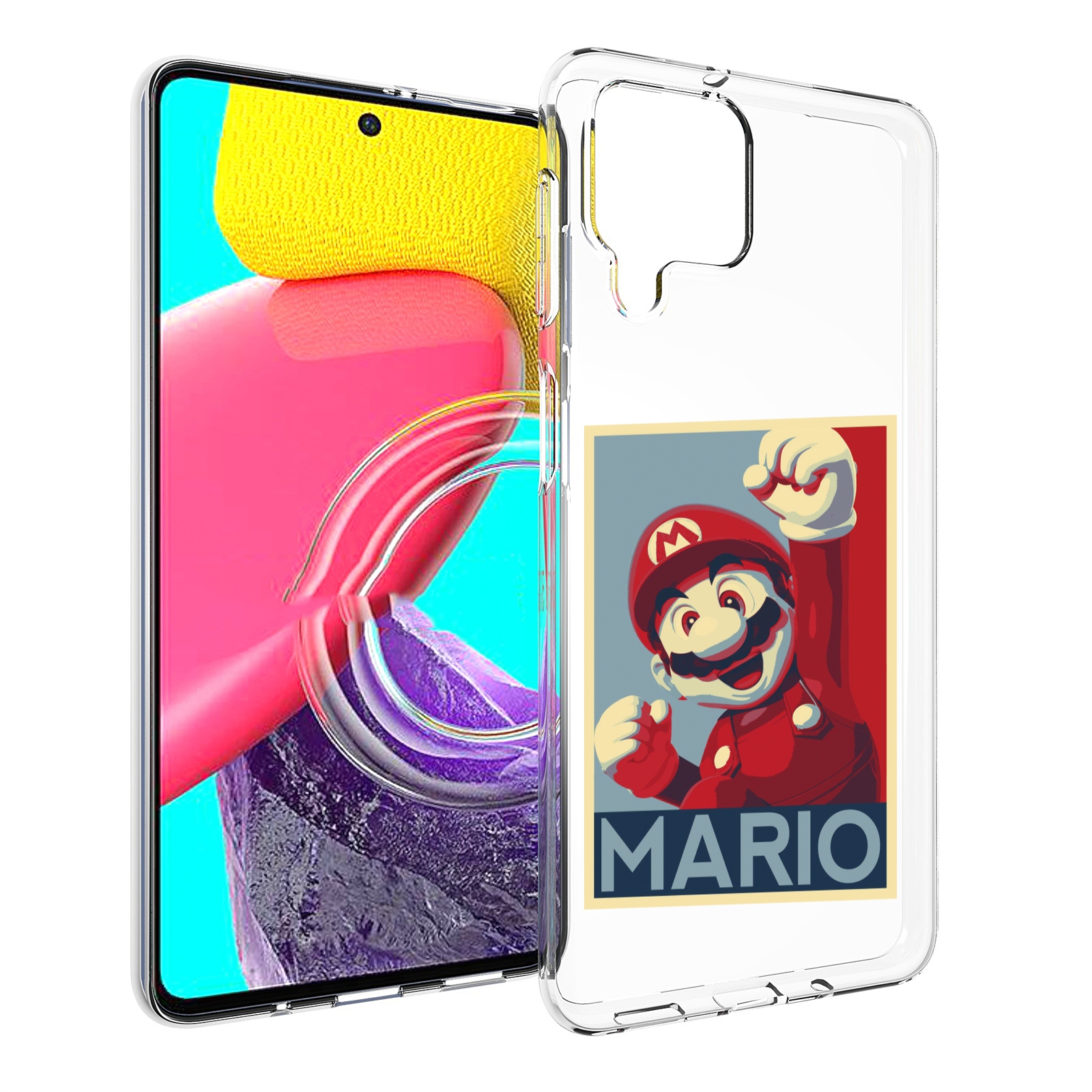 

Чехол Mypads Злой Марио Для Samsung Galaxy M53 (Sm-M536), Прозрачный, Tocco