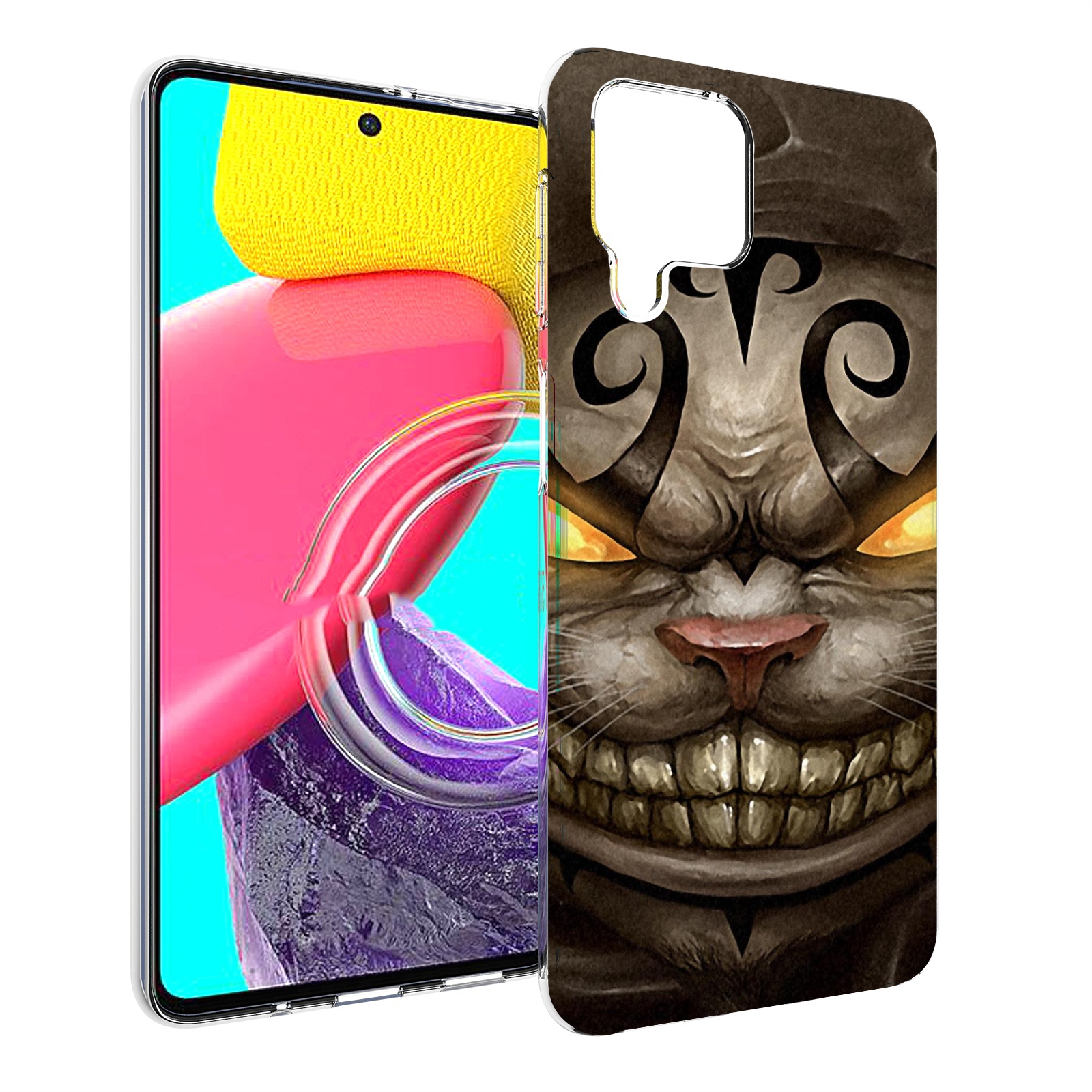 

Чехол Mypads Злой Котик С Желтыми Глазами Для Samsung Galaxy M53 (Sm-M536), Прозрачный, Tocco