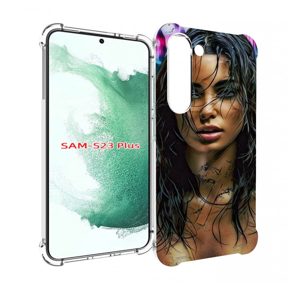

Чехол MyPads девушка с мокрыми волосами женский для Samsung Galaxy S23 Plus +, Прозрачный, Tocco