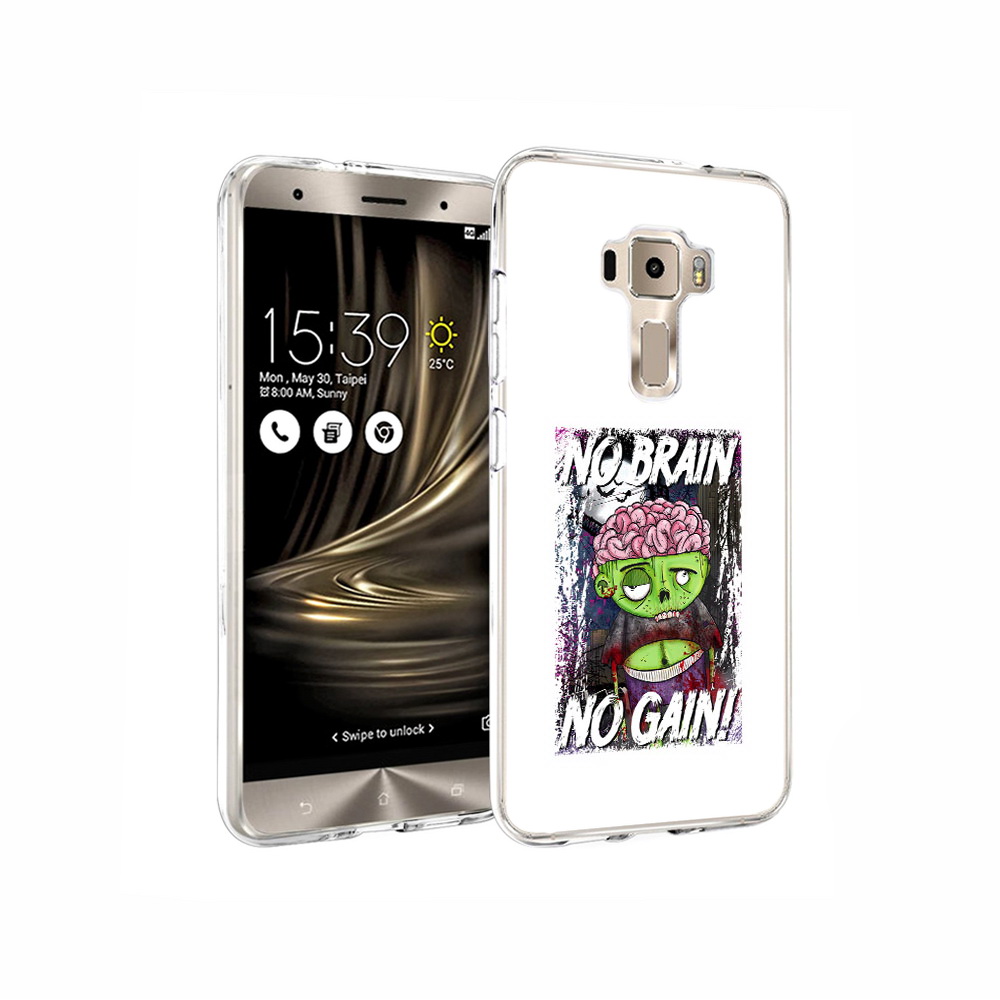 

Чехол MyPads Tocco для Asus ZenFone 3 глупый зомби, Прозрачный, Tocco