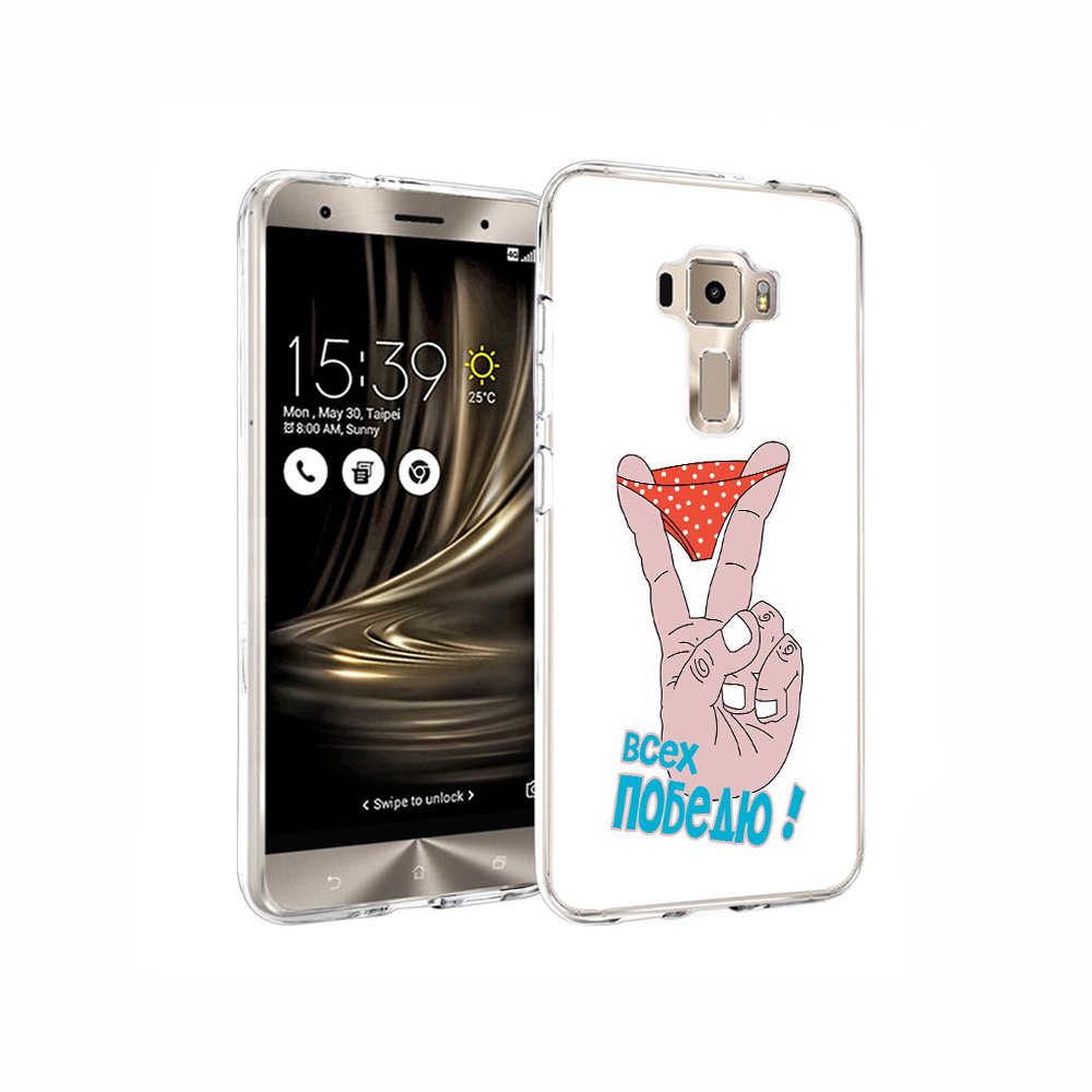 

Чехол MyPads Tocco для Asus ZenFone 3 всех победю, Прозрачный, Tocco