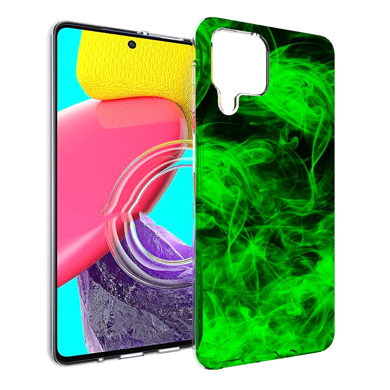 

Чехол Mypads Зеленый-Дымок Для Samsung Galaxy M53 (Sm-M536), Прозрачный, Tocco