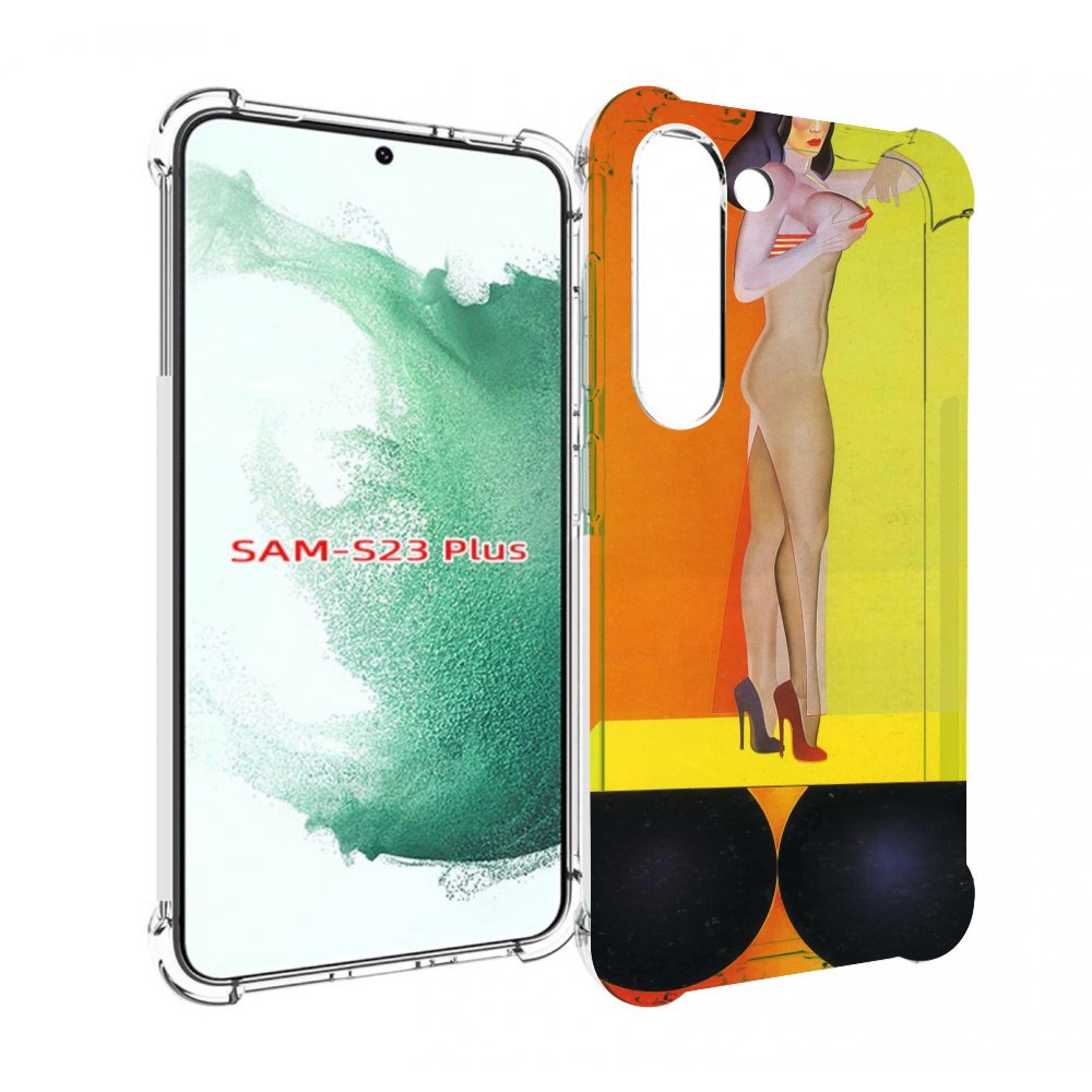 

Чехол MyPads девушка на шарах женский для Samsung Galaxy S23 Plus +, Прозрачный, Tocco