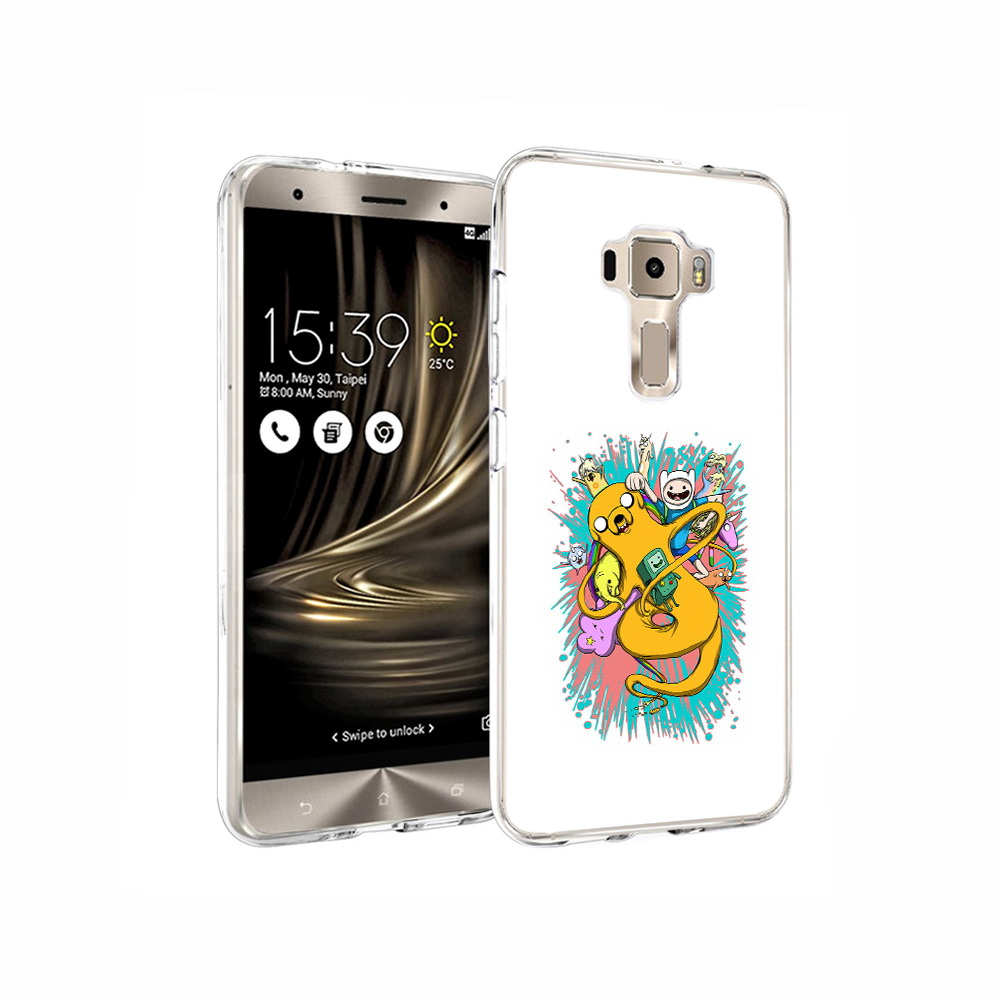 

Чехол MyPads Tocco для Asus ZenFone 3 время приключений рисунок, Прозрачный, Tocco
