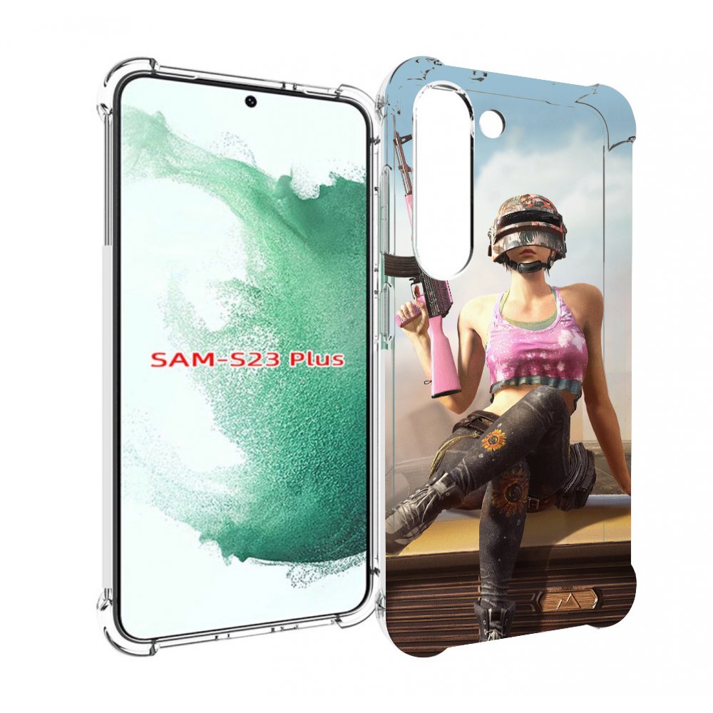 

Чехол MyPads девушка из PUBG для Samsung Galaxy S23 Plus +, Прозрачный, Tocco