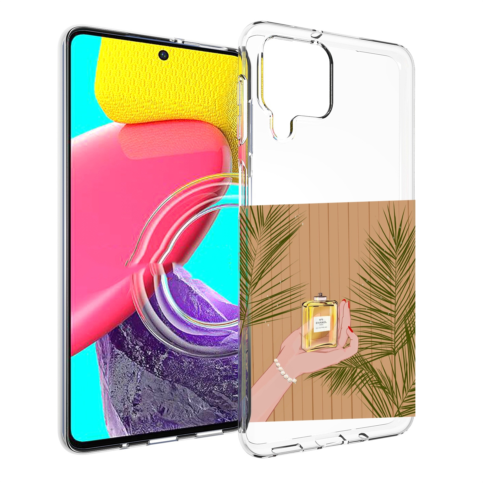 

Чехол Mypads Запах-Шанель-Номер-5 Для Samsung Galaxy M53 (Sm-M536), Прозрачный, Tocco