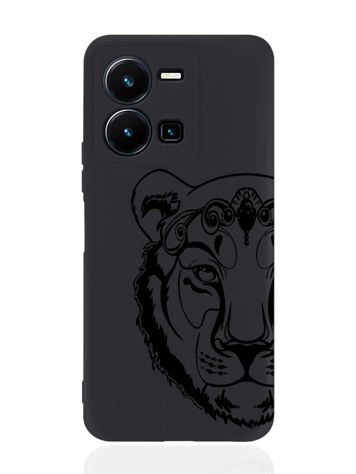 

Чехол MustHaveCase для Vivo Y35 Львица черный