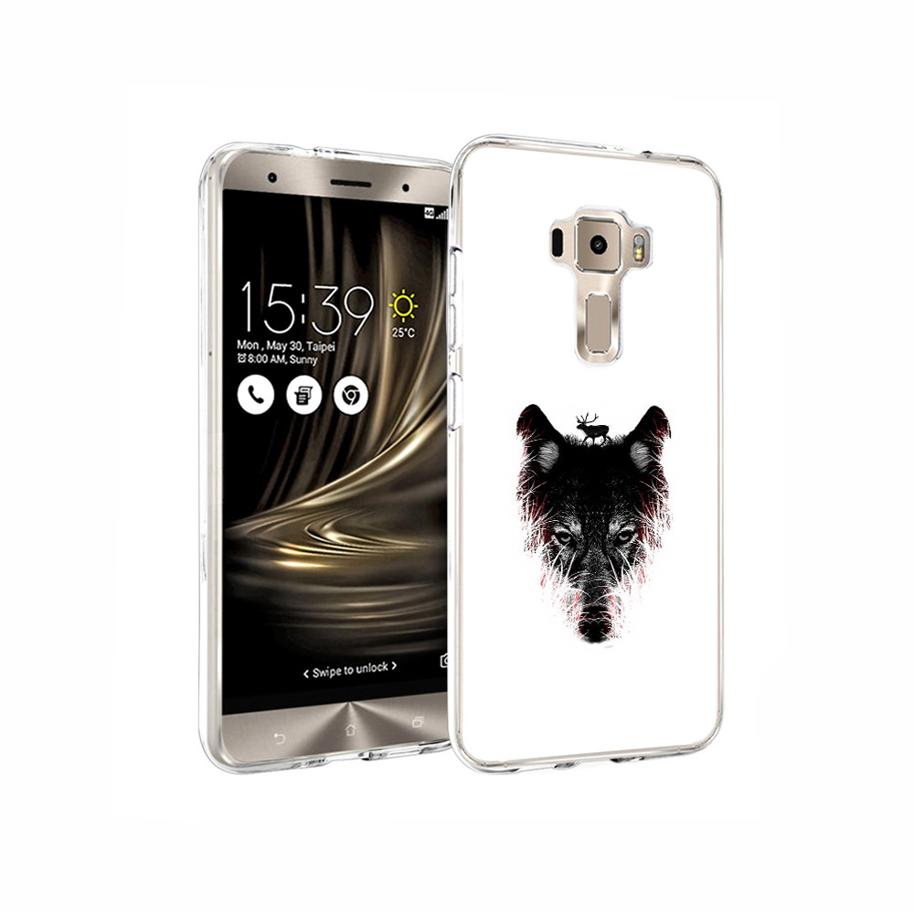 

Чехол MyPads Tocco для Asus ZenFone 3 волк в траве, Прозрачный, Tocco