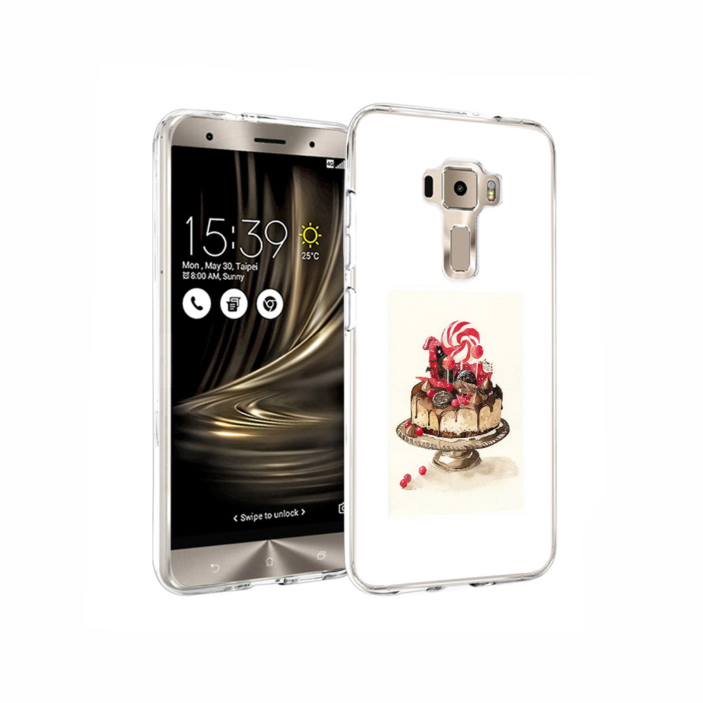 

Чехол MyPads Tocco для Asus ZenFone 3 вкусный торт, Прозрачный, Tocco