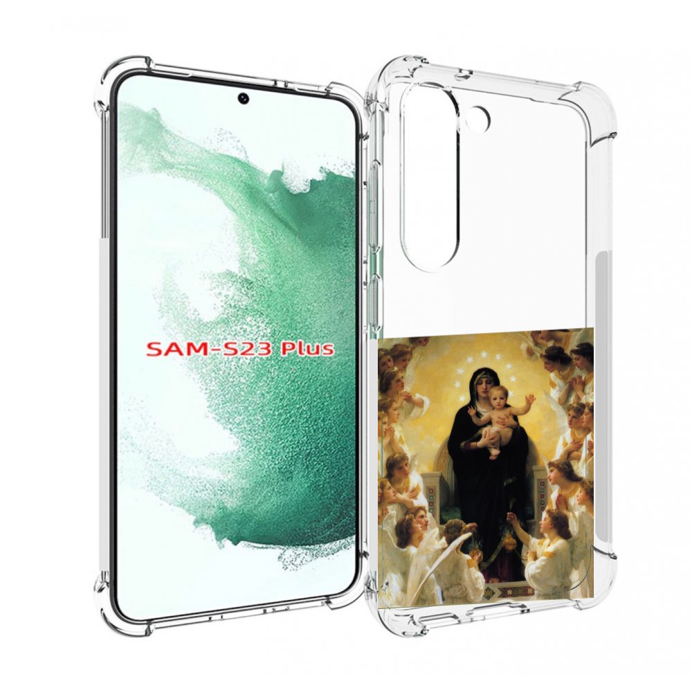 

Чехол MyPads дева-мария для Samsung Galaxy S23 Plus +, Прозрачный, Tocco