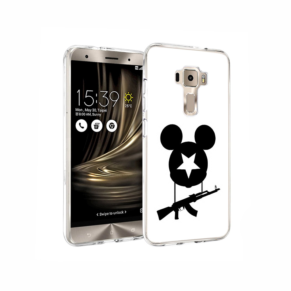 

Чехол MyPads Tocco для Asus ZenFone 3 АК Микки, Прозрачный, Tocco