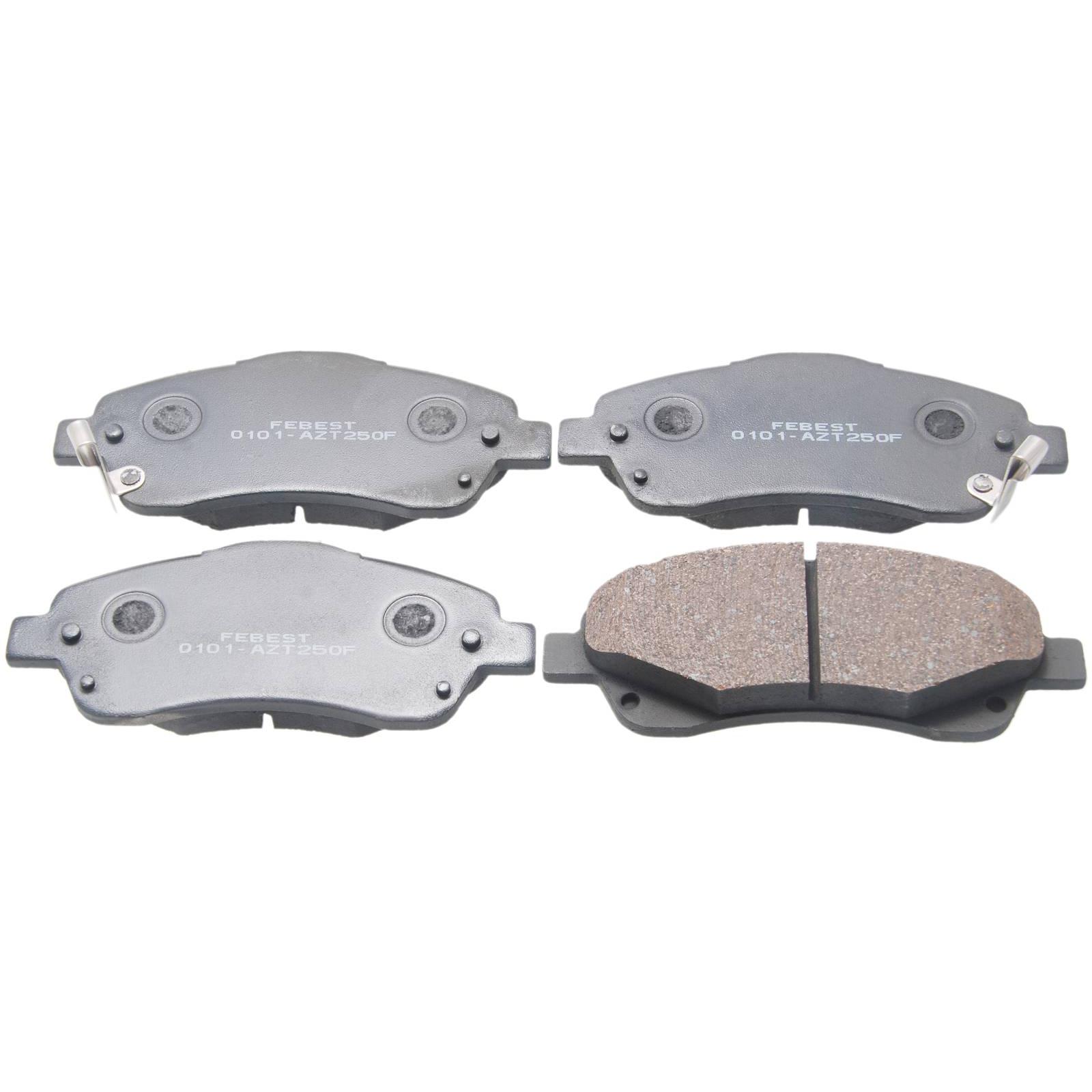 

Колодки тормозные передние для автомобилей TOYOTA 0101-AZT250F FEBEST