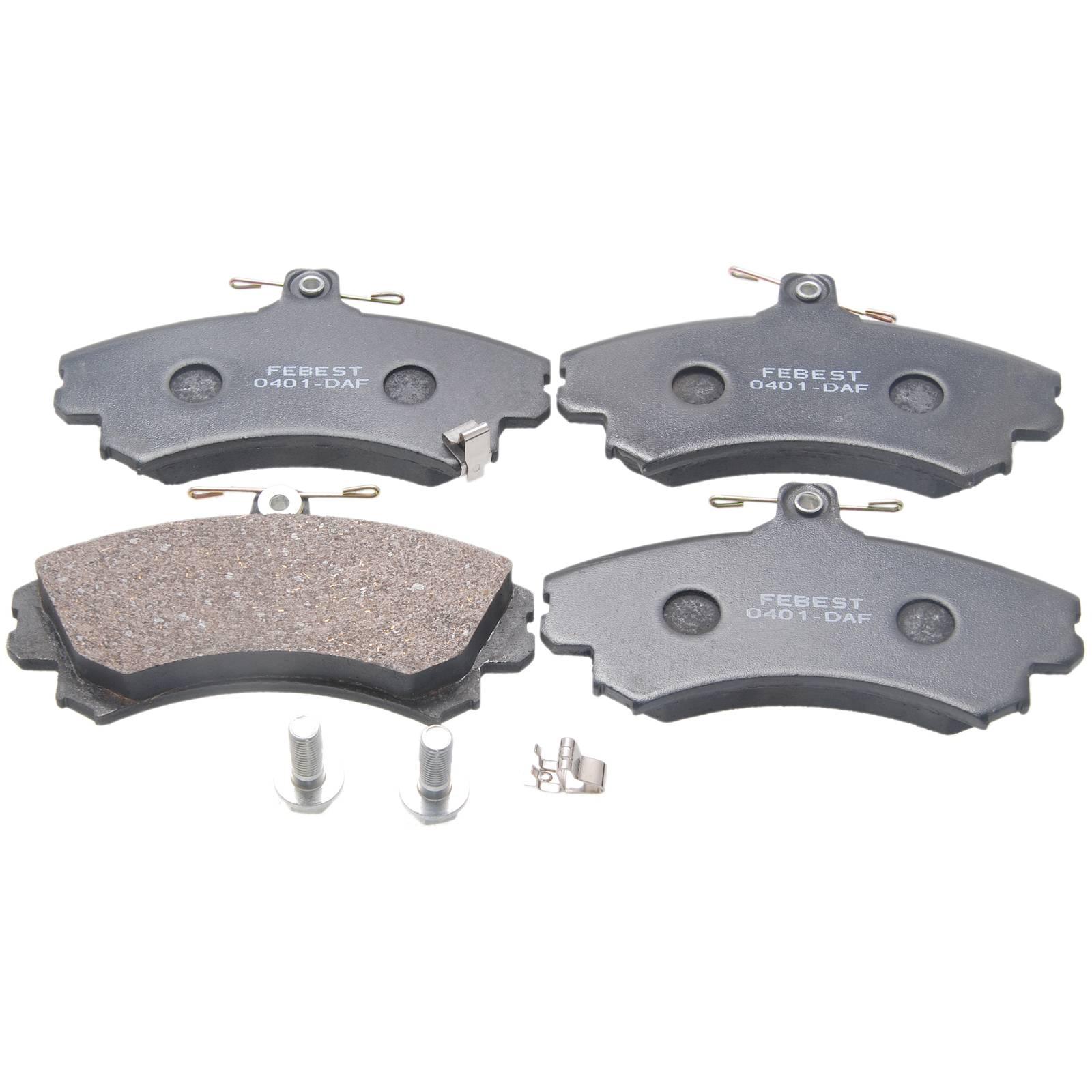 

Колодки тормозные передние комплект (с болтами) MITSUBISHI, VOLVO 0401-DAF FEBEST