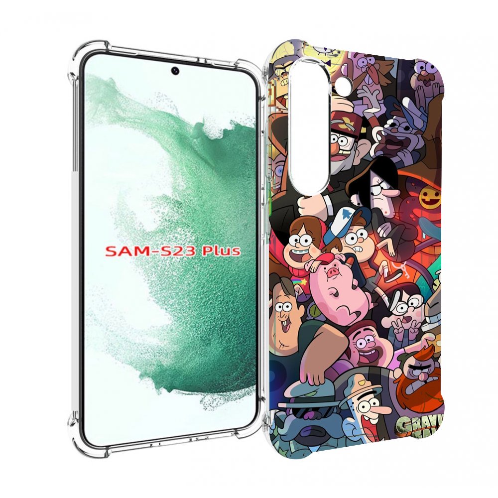 

Чехол MyPads гравити-фолз для Samsung Galaxy S23 Plus +, Прозрачный, Tocco