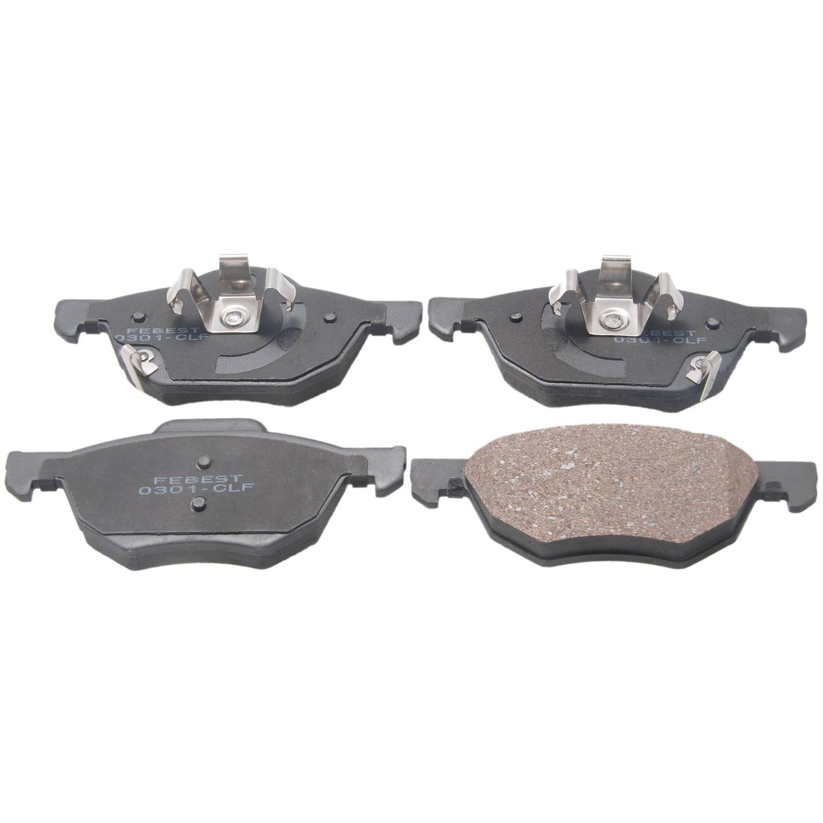 

Колодки тормозные передние (с противоскрипной пластиной) HONDA 0301-CLF FEBEST