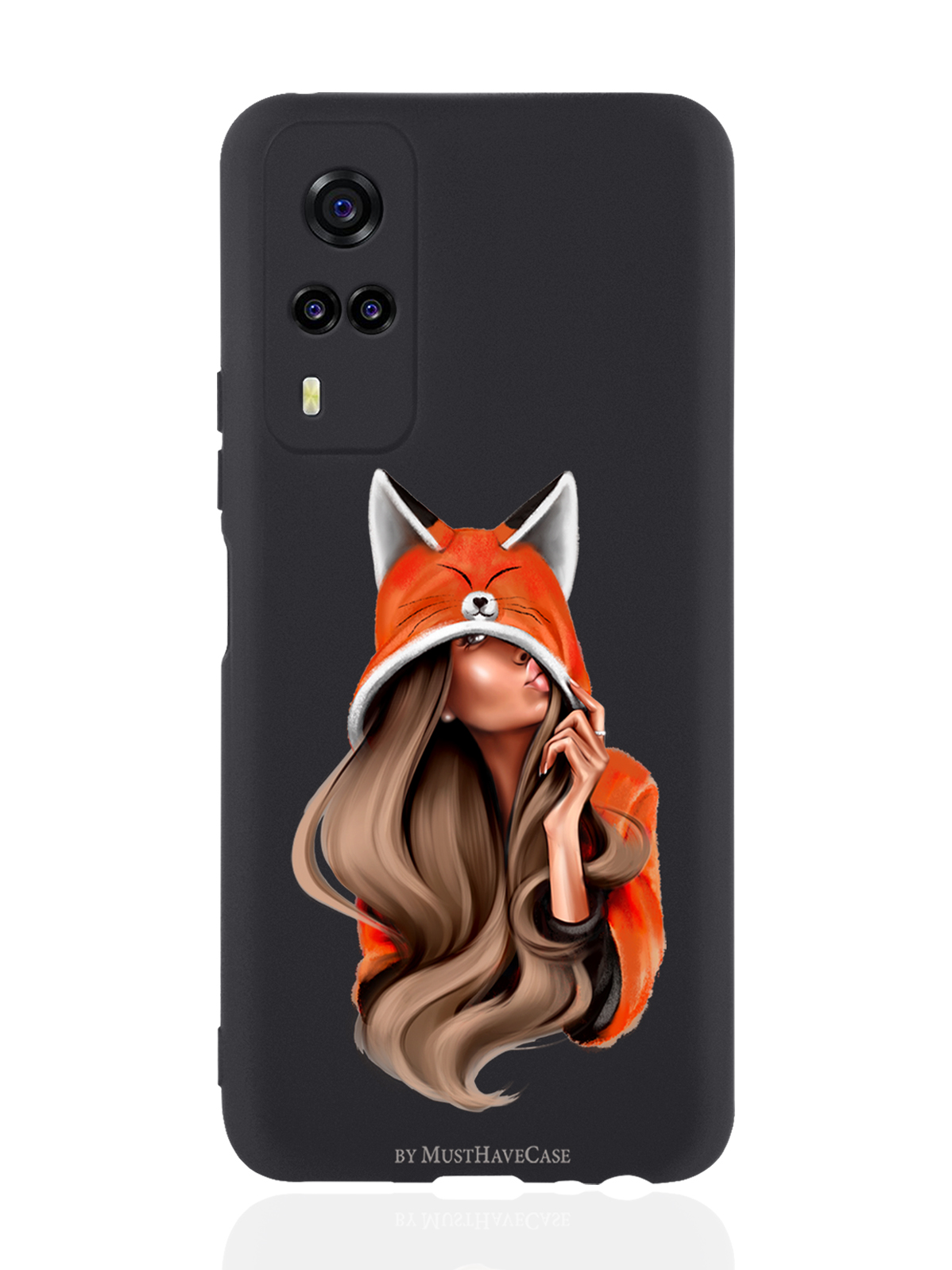 

Чехол MustHaveCase для Vivo Y31/Y53S Лисичка черный, Оранжевый;черный