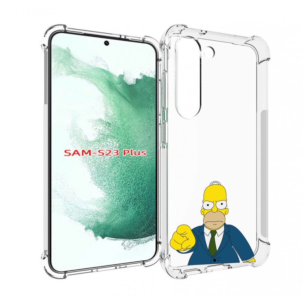 

Чехол MyPads гомер-злой для Samsung Galaxy S23 Plus +, Прозрачный, Tocco