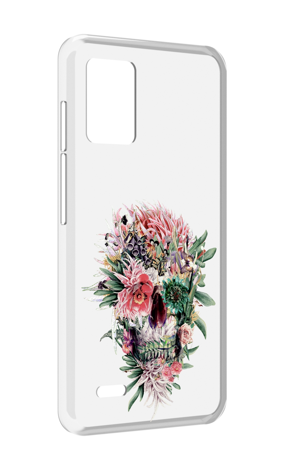 

Чехол MyPads череп из цветов для UMIDIGI Bison X10S / Bison X10G, Прозрачный, Tocco