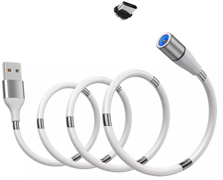 

Переходник-кабель USB GSMIN CB-23 Type-C 1 м White