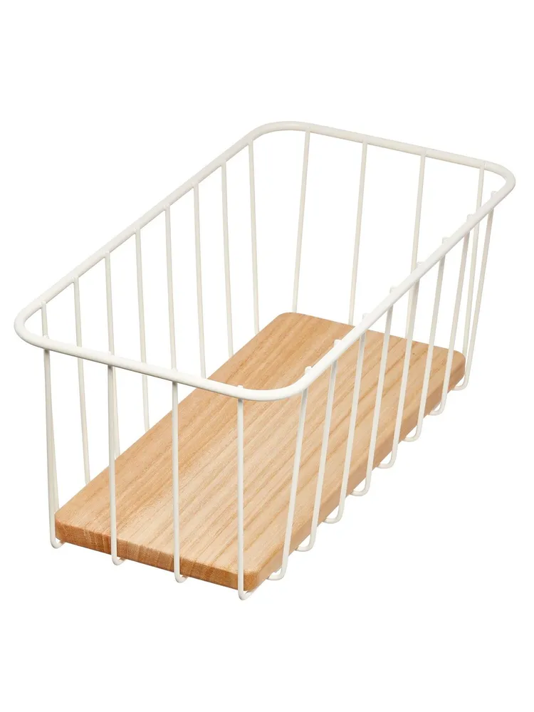 

Корзина Wire & Paulownia Wood дерево
