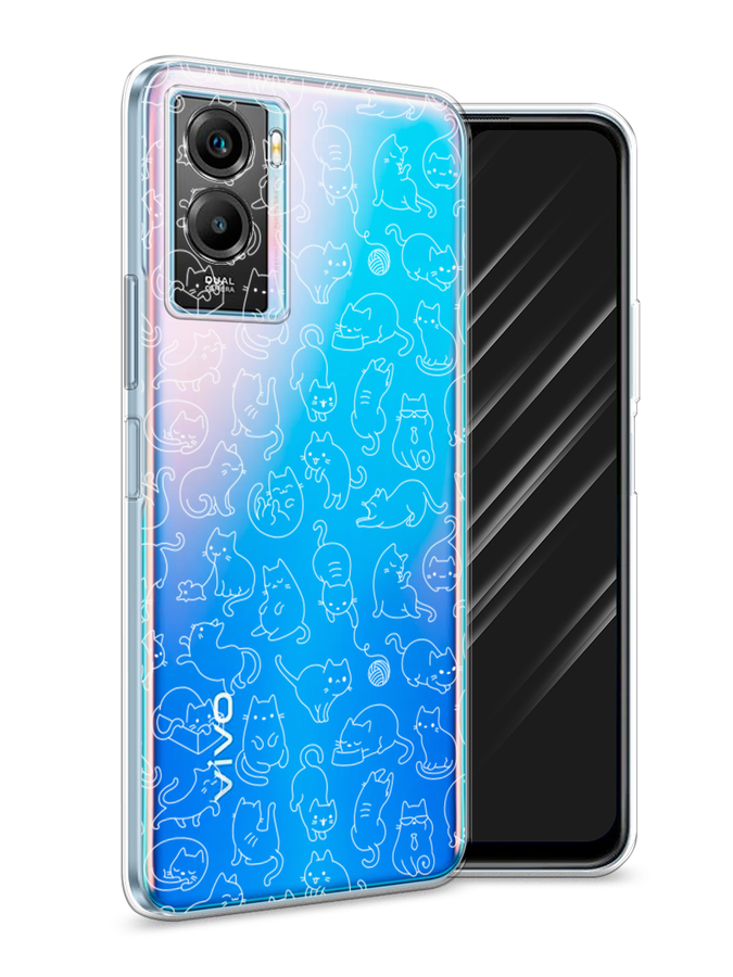 

Чехол Awog на Vivo Y55s 5G "Шкодливые котики", Разноцветный, 266150-2