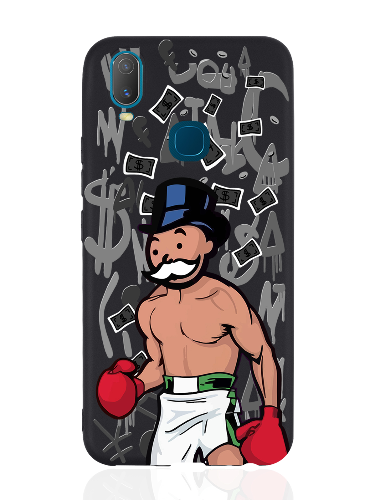 фото Чехол musthavecase для vivo y11 monopoly boxing монополия боксер черный