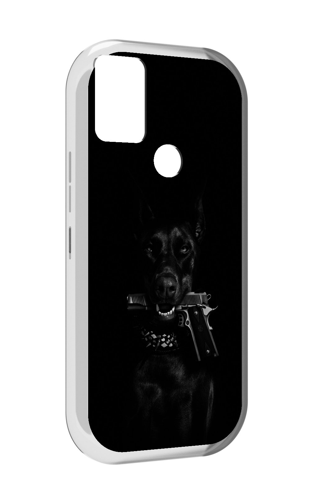 

Чехол MyPads доберман мужской для UMIDIGI A9, Прозрачный, Tocco