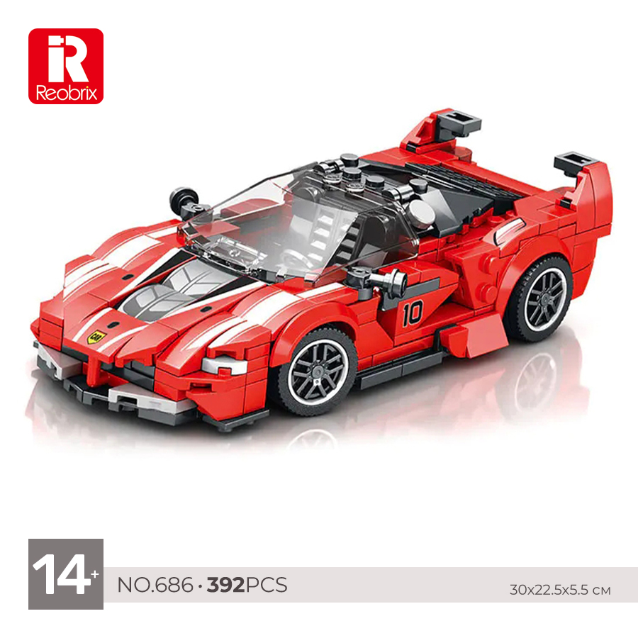

Конструктор Reobrix Ferrari 339 деталей, Ferrari