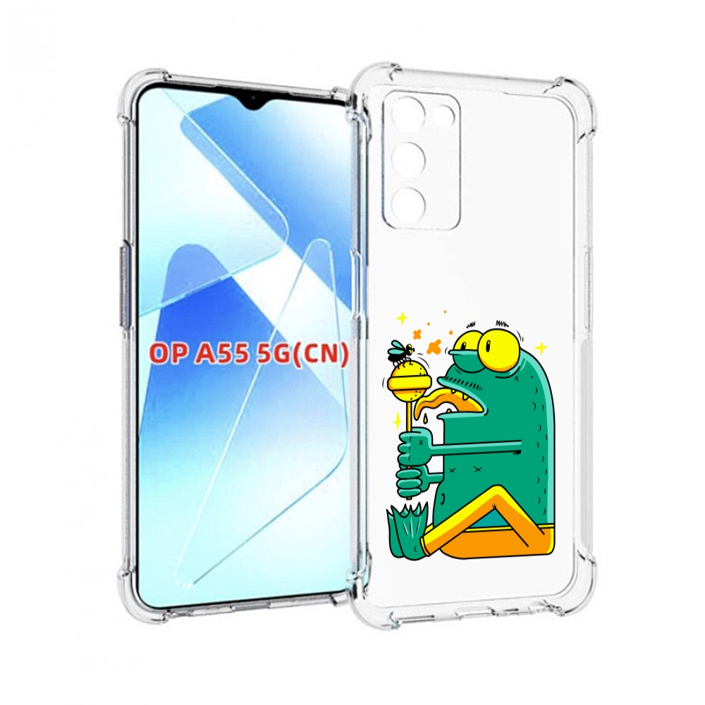 

Чехол MyPads Зеленая лягушка с чупа чупсом для Infinix Zero X Neo, Прозрачный, Tocco